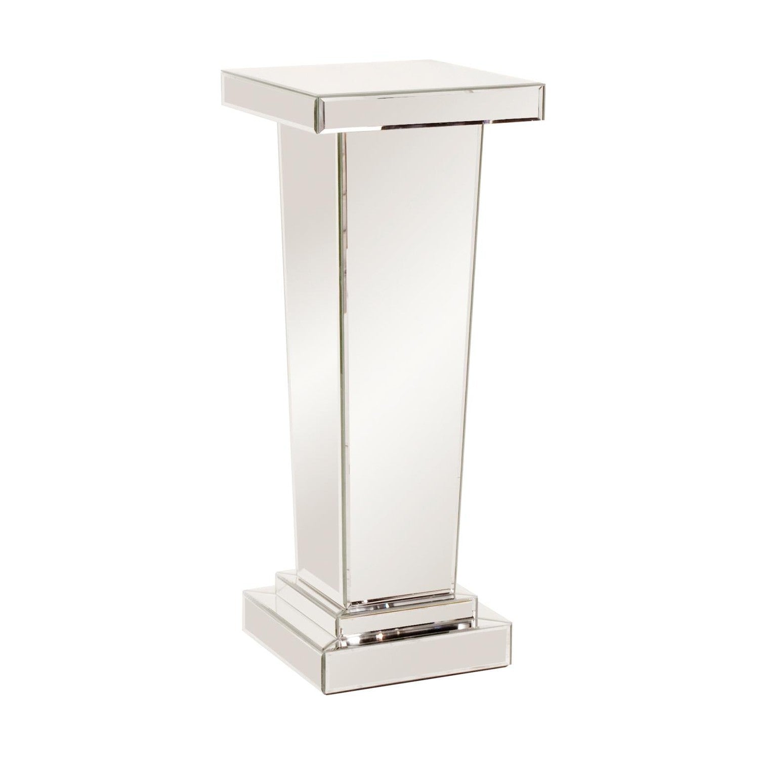 Tapered Mirrored Pedestal-The Howard Elliott Collection-HOWARD-11132-Decor-2-France and Son