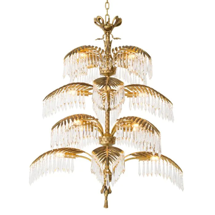 Chandelier Hildebrandt XL vintage brass finish UL-Eichholtz-EICHHOLTZ-113307UL-Chandeliers-1-France and Son