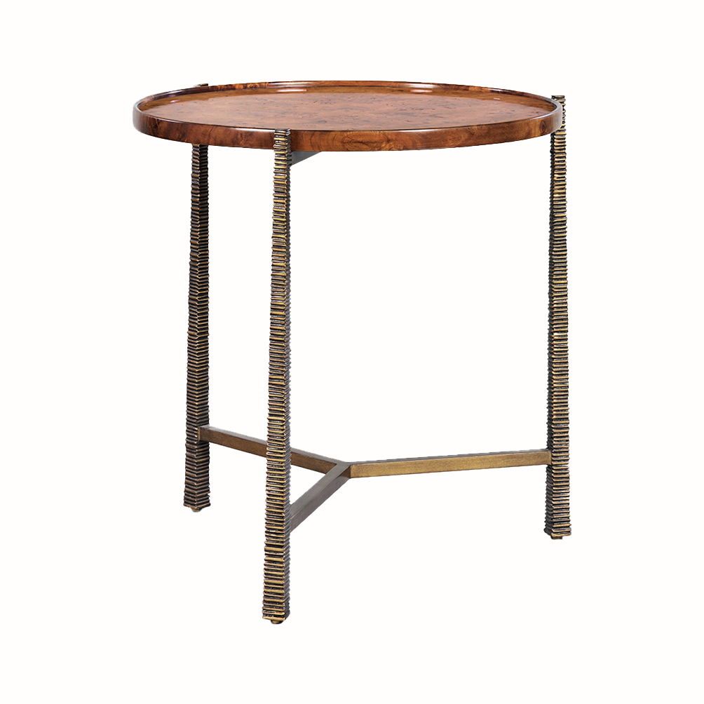 Reston Side Table - Large-Oliver Home-OliverH-1143-07-Side TablesBronze-1-France and Son