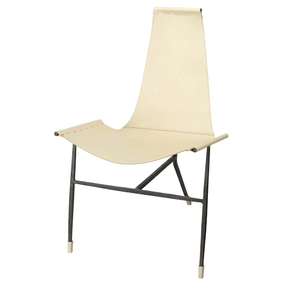 Abilene Lounge Chair-Jamie Young-JAMIEYO-20ABIL-CHWH-Lounge Chairs-1-France and Son
