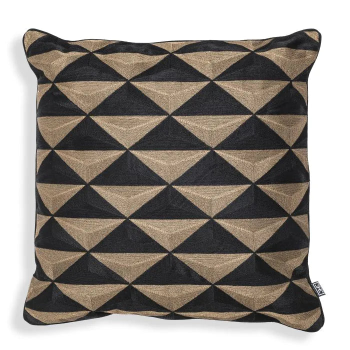 Cushion Mist Square-Eichholtz-EICHHOLTZ-115065-PillowsBlack & Gold-2-France and Son