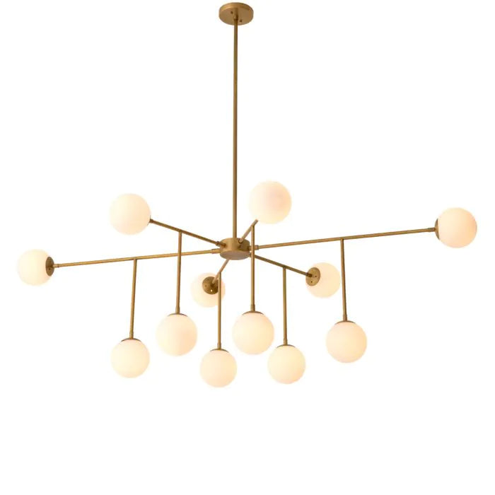 Chandelier Aram antique brass finish-Eichholtz-EICHHOLTZ-116282UL-Chandeliers-3-France and Son