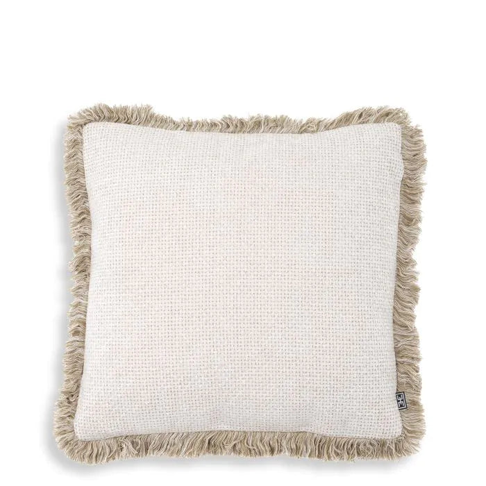 Cushion Nami - Square-Eichholtz-EICHHOLTZ-116317-PillowsLyssa Off-White | Cream Fringe-Small-5-France and Son