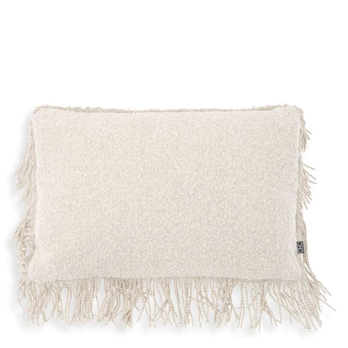 Cushion Dupre - Rectangular-Eichholtz-EICHHOLTZ-116330-PillowsBoucé Cream | Cream Fringe-3-France and Son