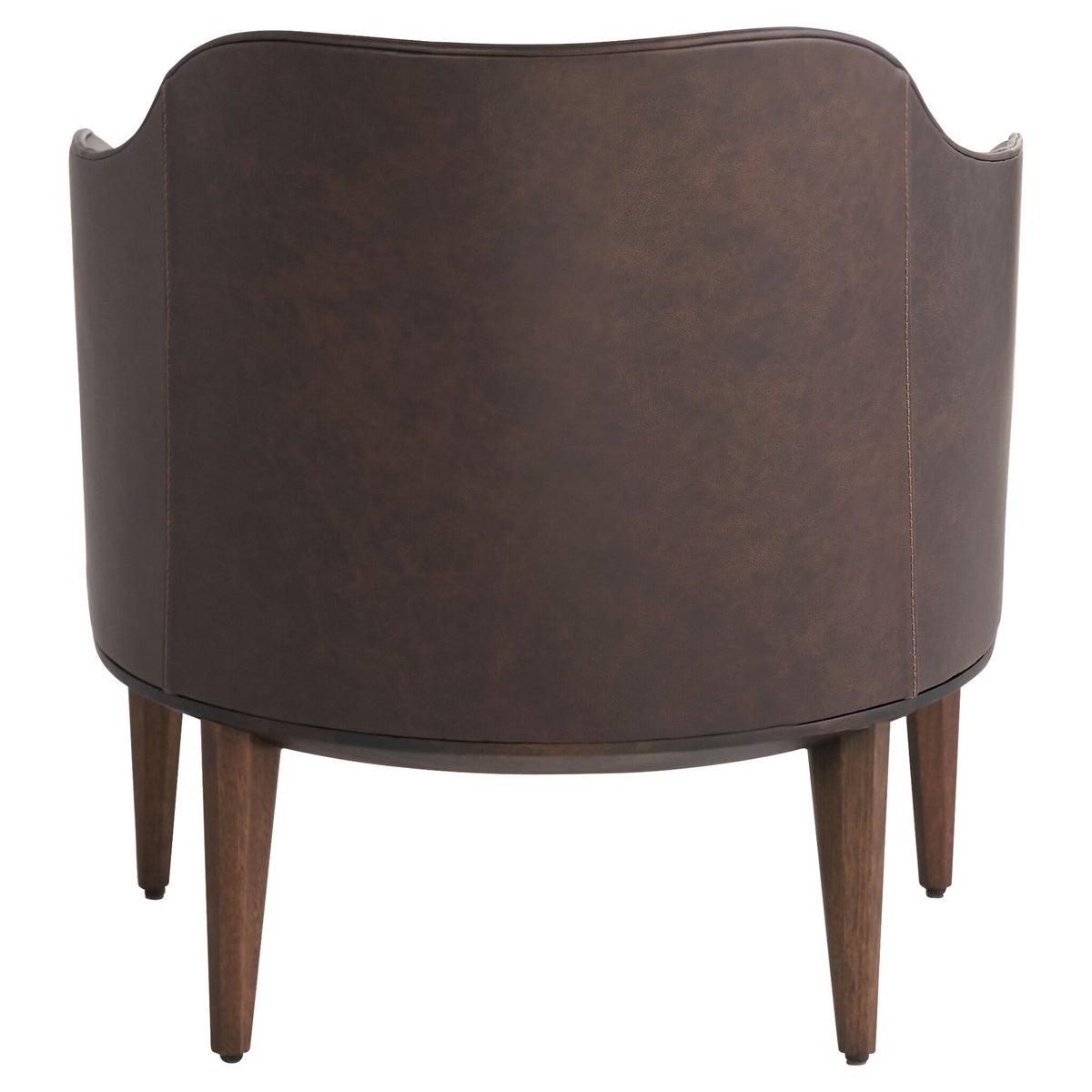 Agata Chair-Cyan Design-CYAN-11725-Lounge ChairsDark Brown Leather-4-France and Son