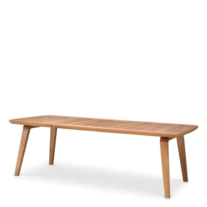 Outdoor Dining Table Glover natural teak-Eichholtz-EICHHOLTZ-117379-Dining Tables-1-France and Son