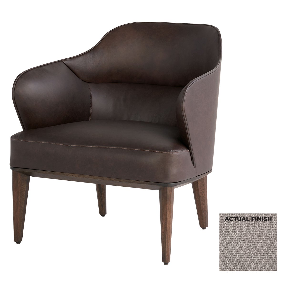 Agata Chair-Cyan Design-CYAN-11780-Lounge ChairsMedium Grey Tweed-6-France and Son
