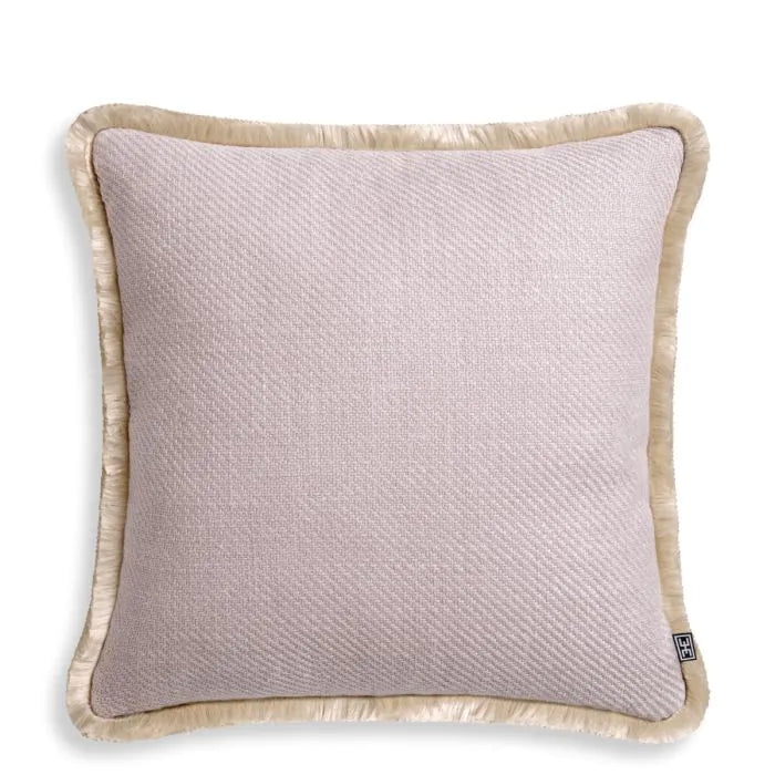 Cushion Cancan-Eichholtz-EICHHOLTZ-117862-PillowsLight Pink/Beige Fringe-2-France and Son