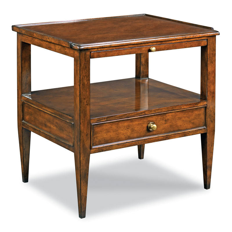 Marseille Bedside Table-Woodbridge Furniture-WOODB-1189-10-NightstandsBordeaux-1-France and Son