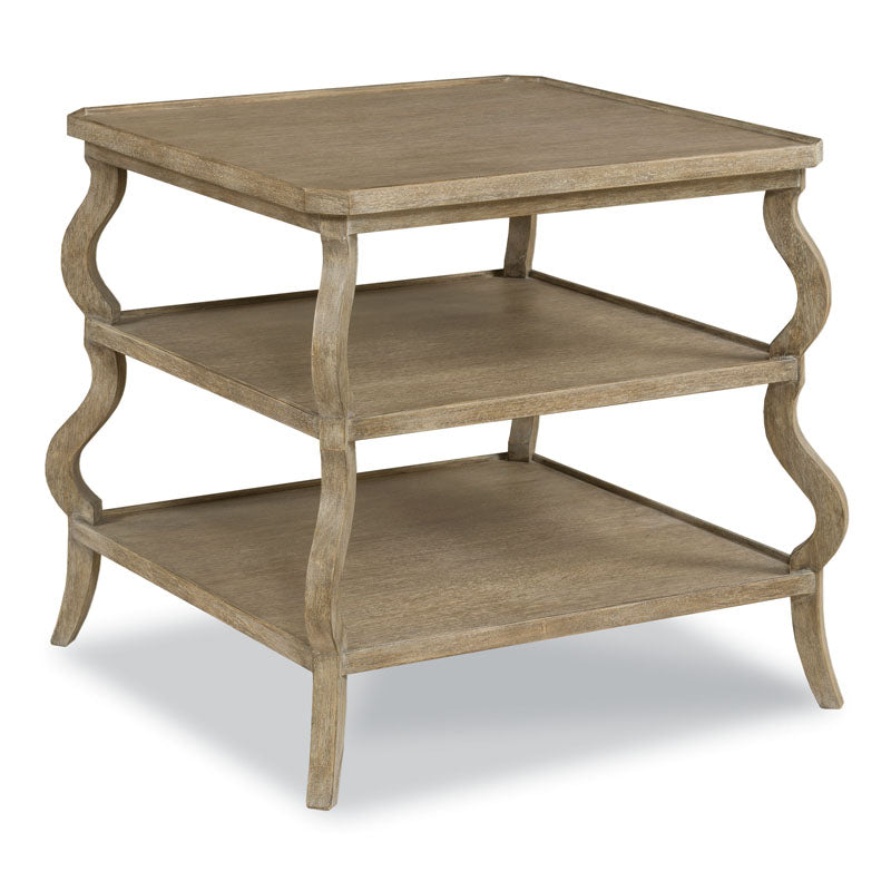 Vintage Tiered Side Table-Woodbridge Furniture-WOODB-1207-09-Side Tables-1-France and Son