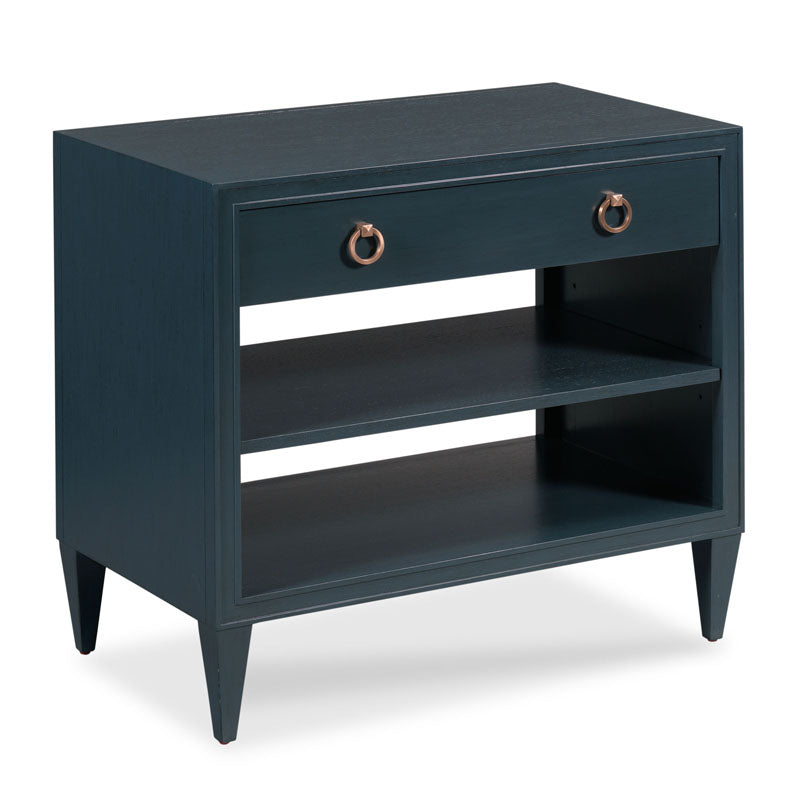 Ramsey Table-Woodbridge Furniture-WOODB-1234-35-NightstandsWoodbridge Navy-4-France and Son