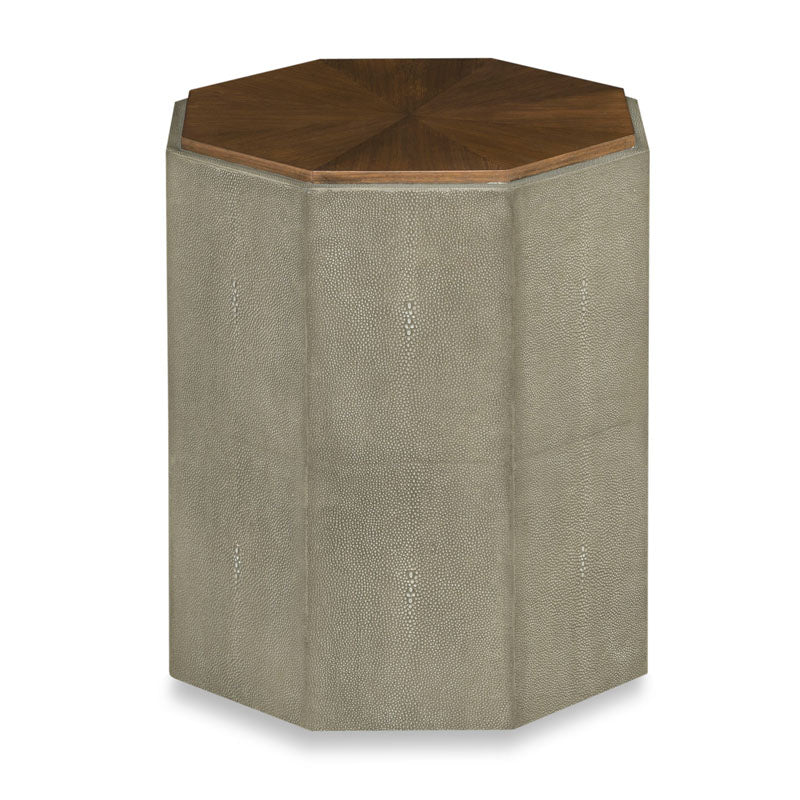 Savoye Shagreen Spot Table-Woodbridge Furniture-WOODB-1236-21-Side Tables-1-France and Son