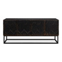 Aztec Sideboard, Black-SARREID-SARREID-40383-5-Sideboards & Credenzas-4-France and Son