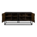 Aztec Sideboard, Black-SARREID-SARREID-40383-5-Sideboards & Credenzas-5-France and Son