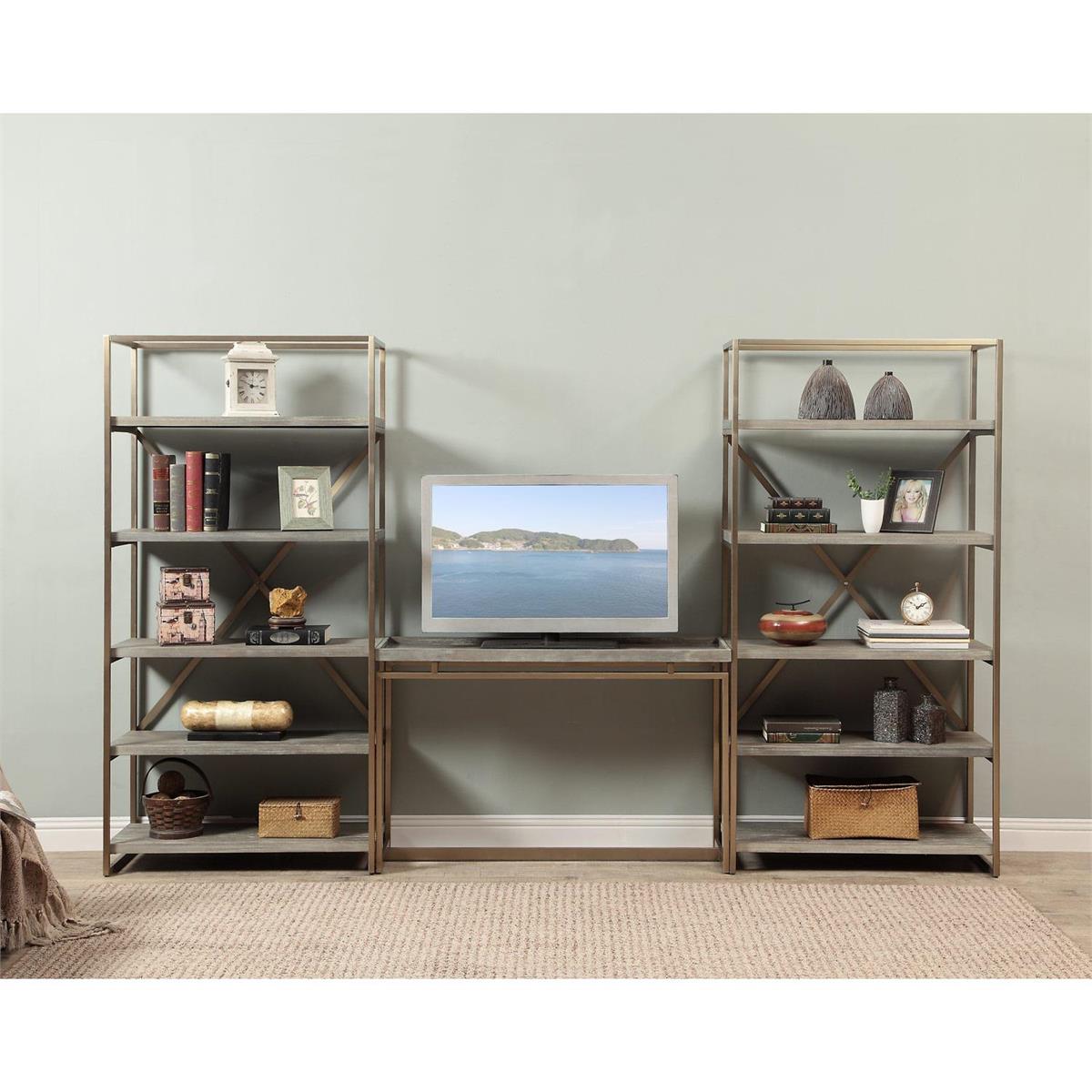 Brady, Biscayne Bookcase-Home Trends & Designs-C2CA-13641-Bookcases & Cabinets-2-France and Son