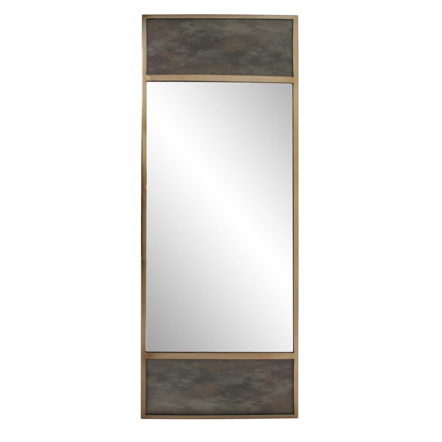 Albizzi Antiqued Paneled Mirror-The Howard Elliott Collection-HOWARD-140003-Mirrors-2-France and Son