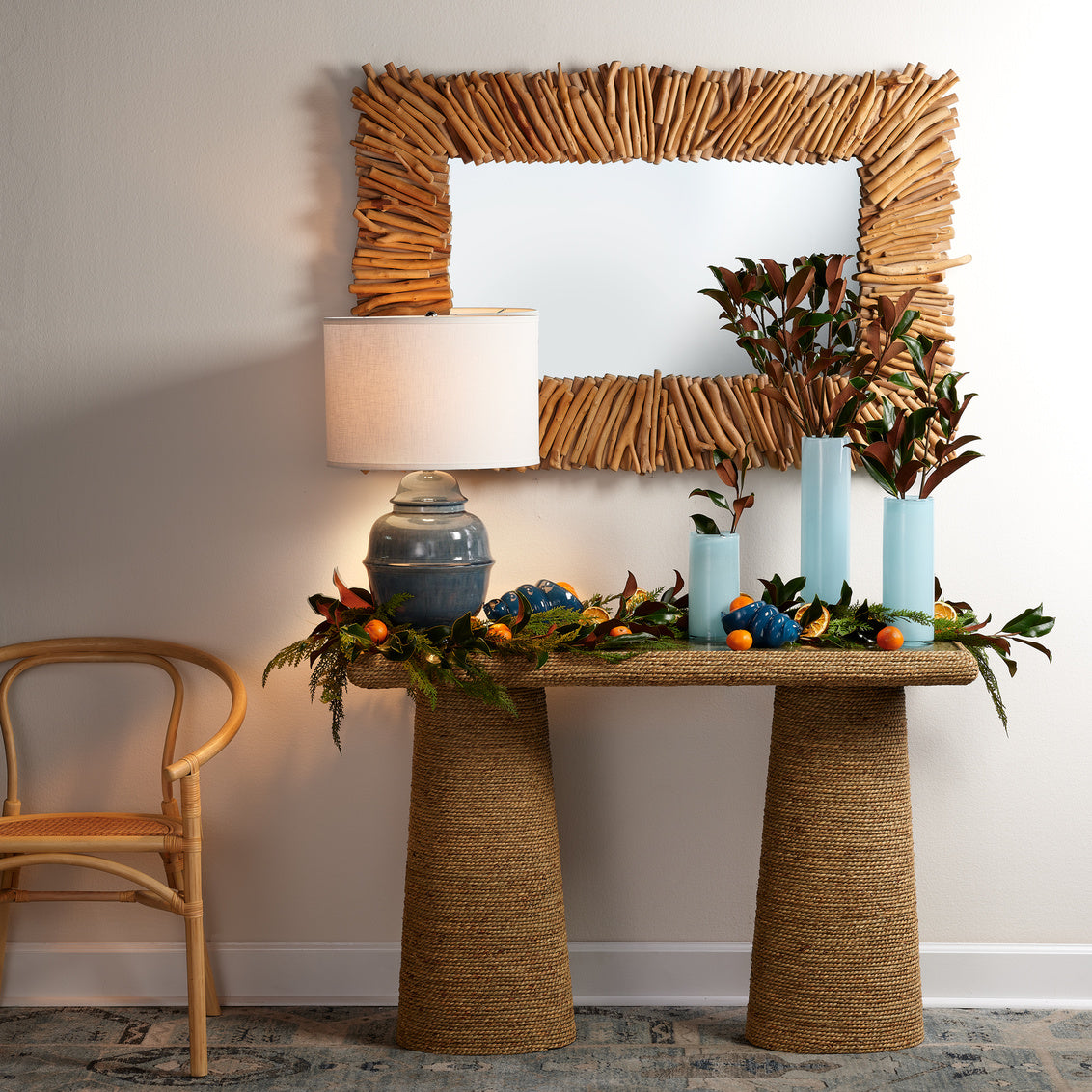 Driftwood Rectangle Mirror-Jamie Young-JAMIEYO-M132-Mirrors-2-France and Son