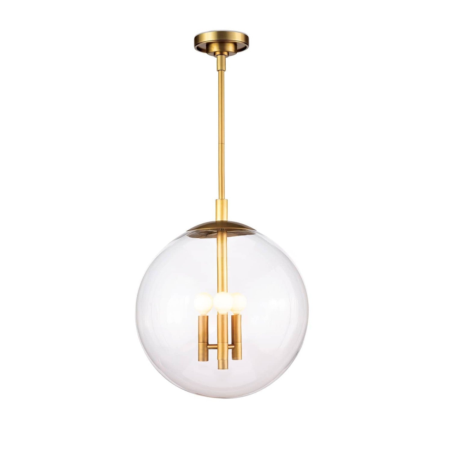 Cafe Pendant (Natural Brass)-Regina Andrew Design-RAD-16-1246NB-PendantsSmall-8-France and Son