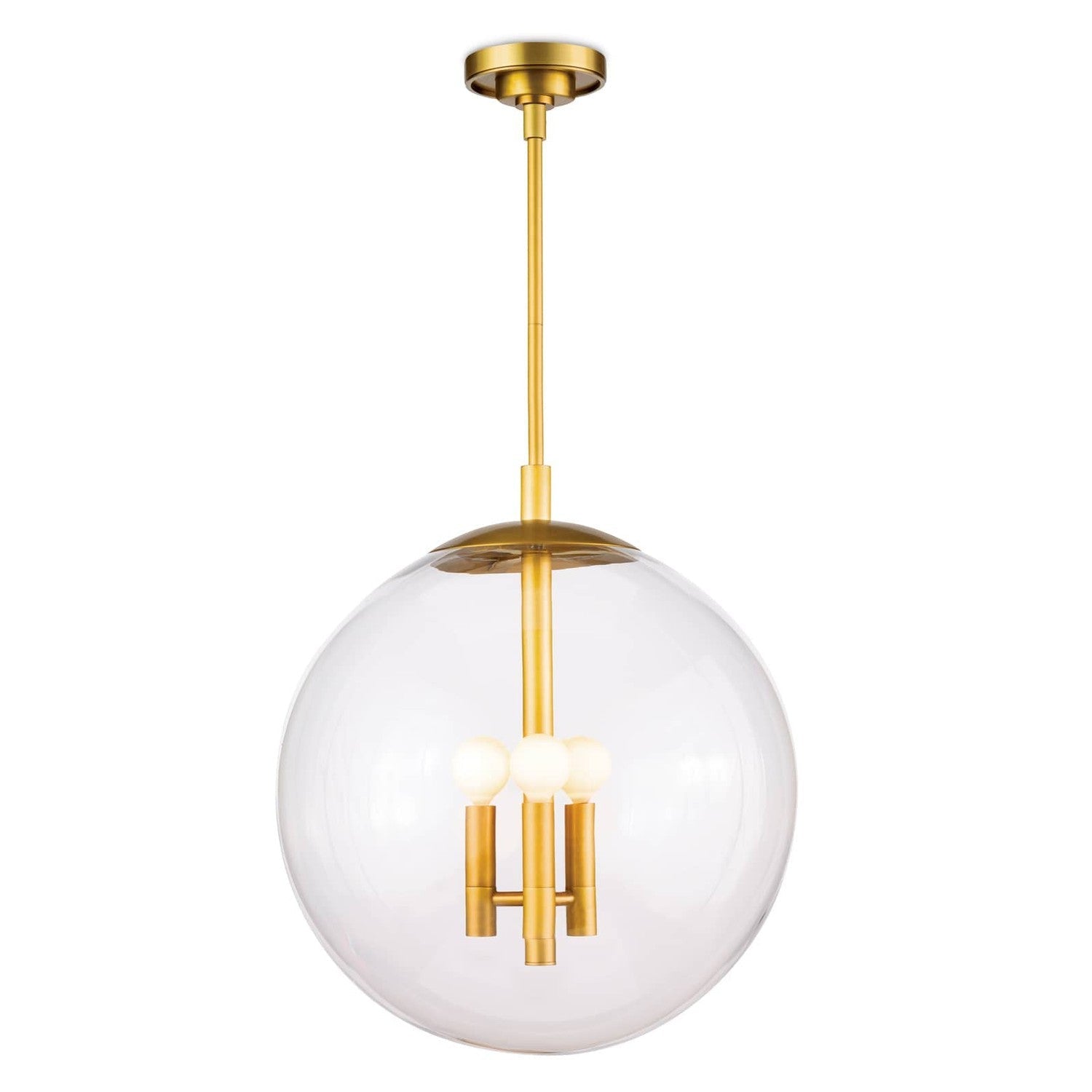 Cafe Pendant (Natural Brass)-Regina Andrew Design-RAD-16-1247NB-PendantsMedium-6-France and Son