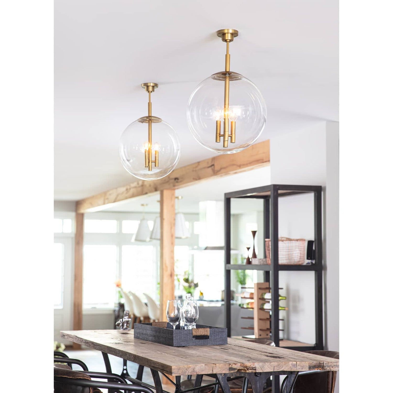 Cafe Pendant (Natural Brass)-Regina Andrew Design-RAD-16-1248NB-PendantsLarge-7-France and Son