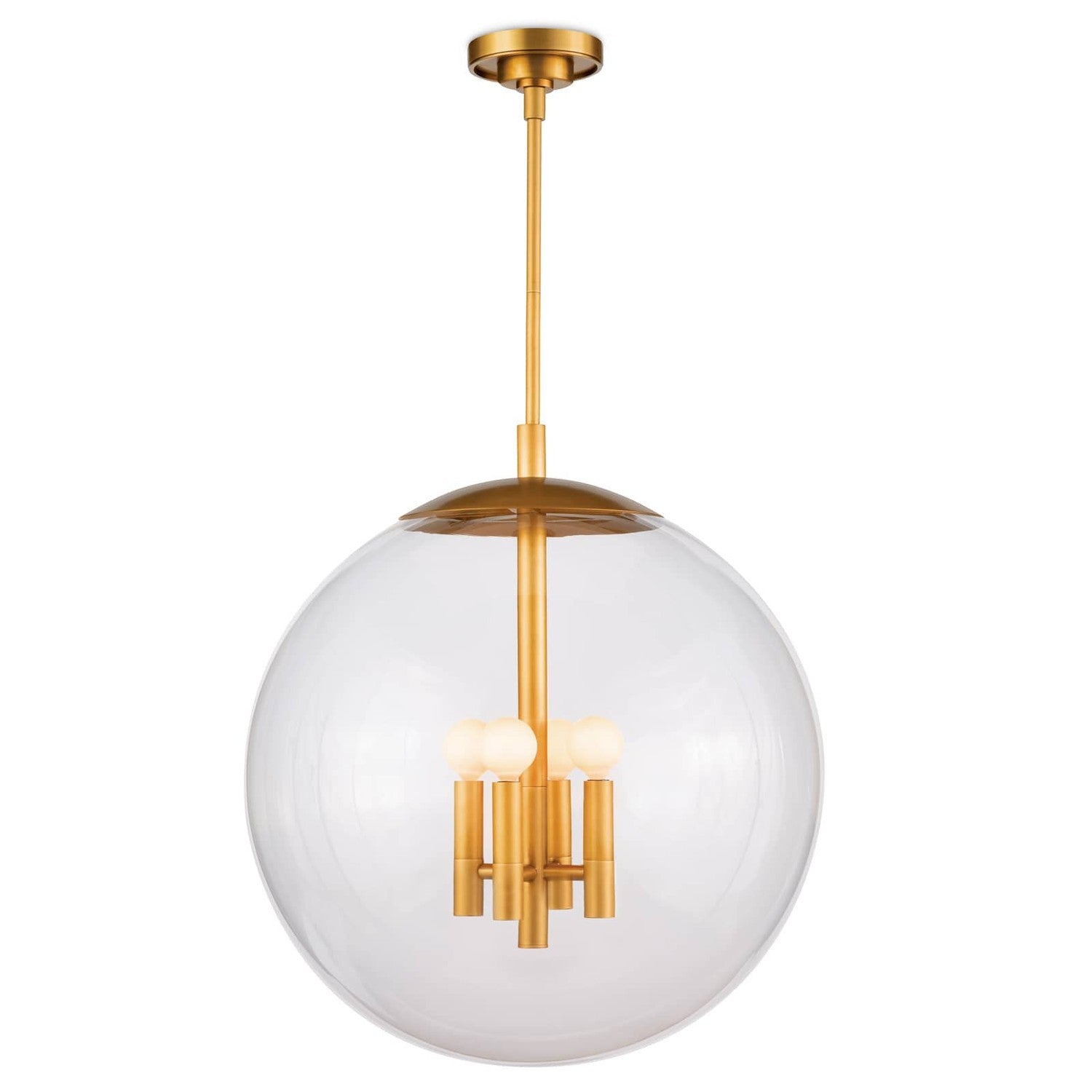 Cafe Pendant (Natural Brass)-Regina Andrew Design-RAD-16-1248NB-PendantsLarge-1-France and Son