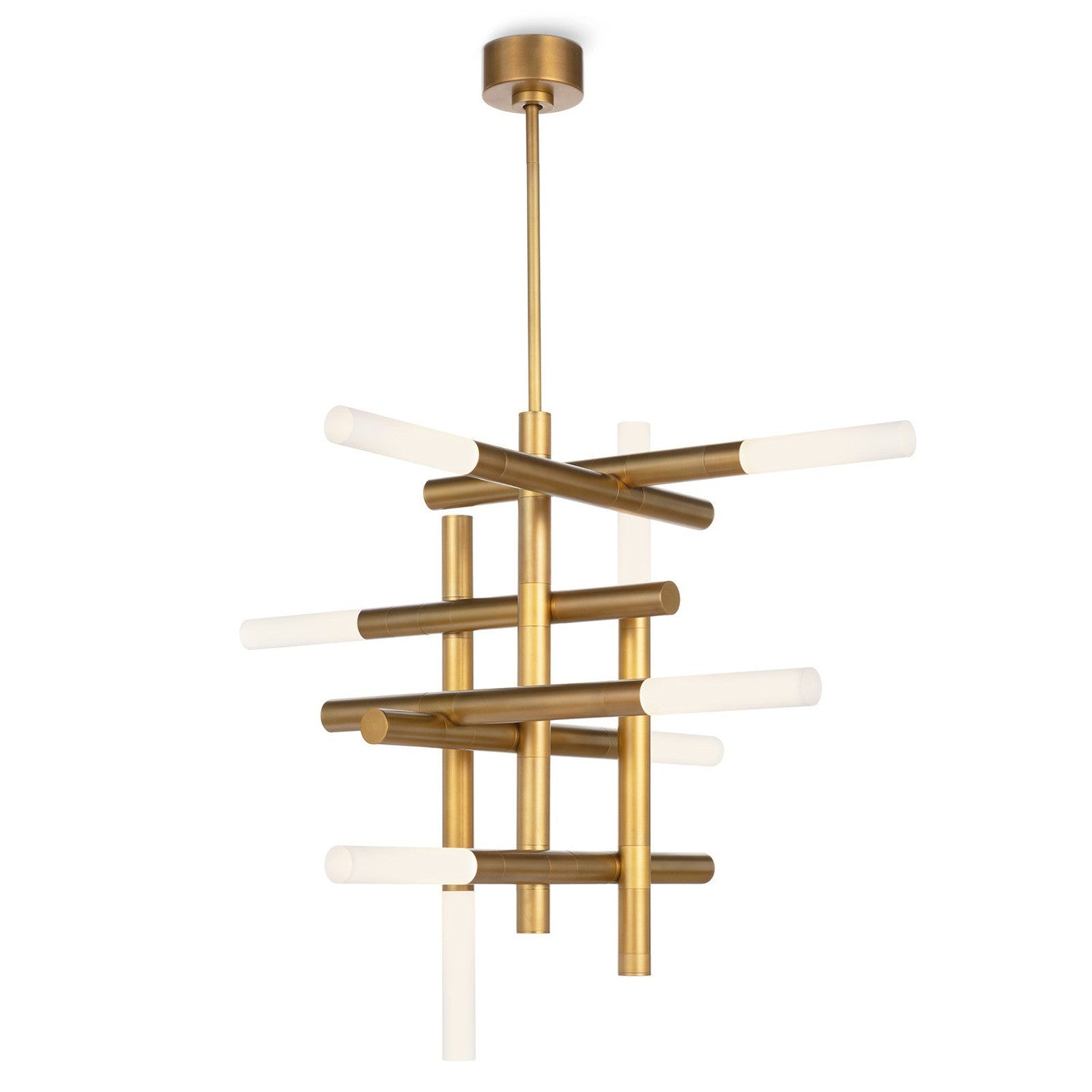 Cass Chandelier-Regina Andrew Design-RAD-16-1396NB-ChandeliersNatural Brass-5-France and Son