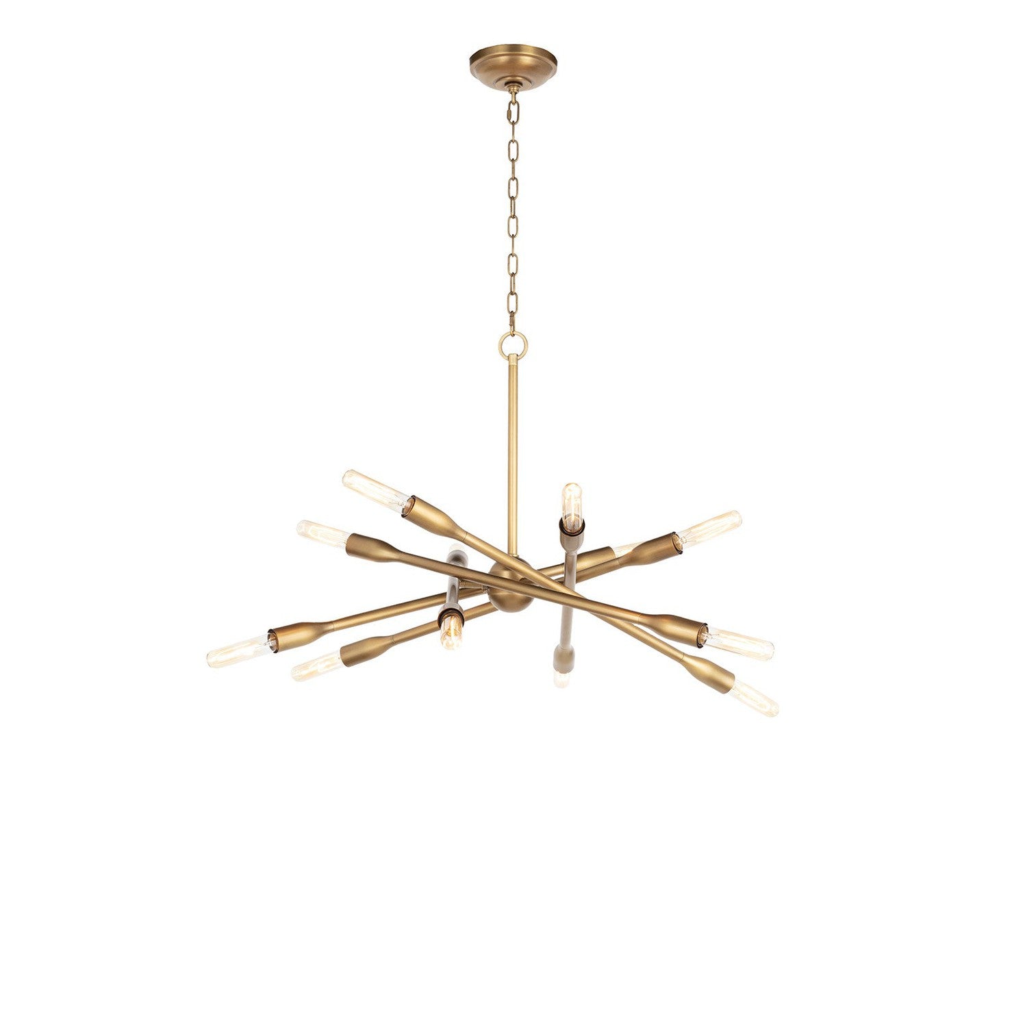 Cobra Chandelier-Regina Andrew Design-RAD-16-1425NB-ChandeliersNatural Brass-Large-15-France and Son