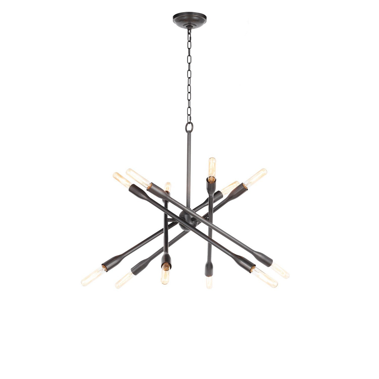 Cobra Chandelier-Regina Andrew Design-RAD-16-1428ORB-ChandeliersOil Rubbed Bronze-Small-17-France and Son