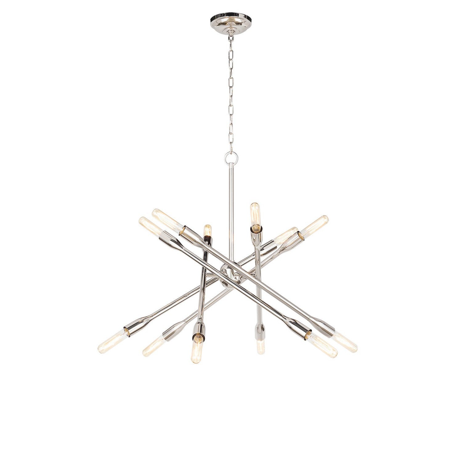 Cobra Chandelier-Regina Andrew Design-RAD-16-1425NB-ChandeliersNatural Brass-Large-21-France and Son