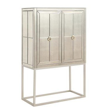 Margot Two Door Bar Cabinet-Coast2Coast Home-C2CA-71153-Bookcases & Cabinets-1-France and Son