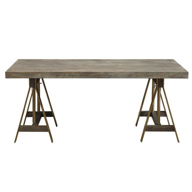 Biscayne Adjustable Dining Table / Desk-Coast2Coast Home-C2CA-13637-Dining Tables-1-France and Son