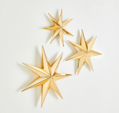 Stellar Wall Star-Global Views-GVSA-3.31857-Wall DecorLarge-Matte White-5-France and Son