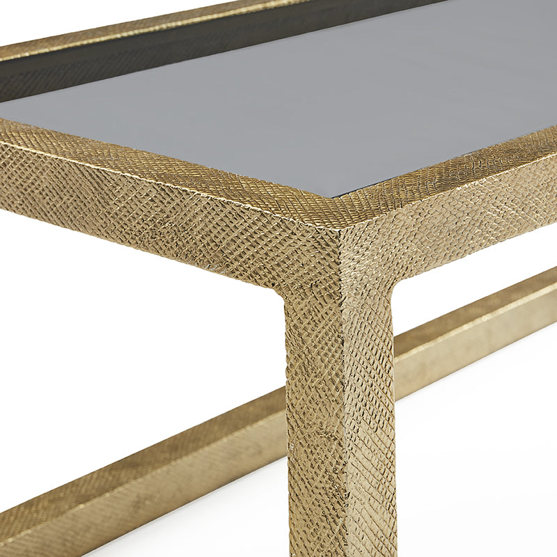 Cubit Cocktail Table-Woodbridge Furniture-WOODB-2158-M3-Coffee TablesHydra Gold Finish-4-France and Son