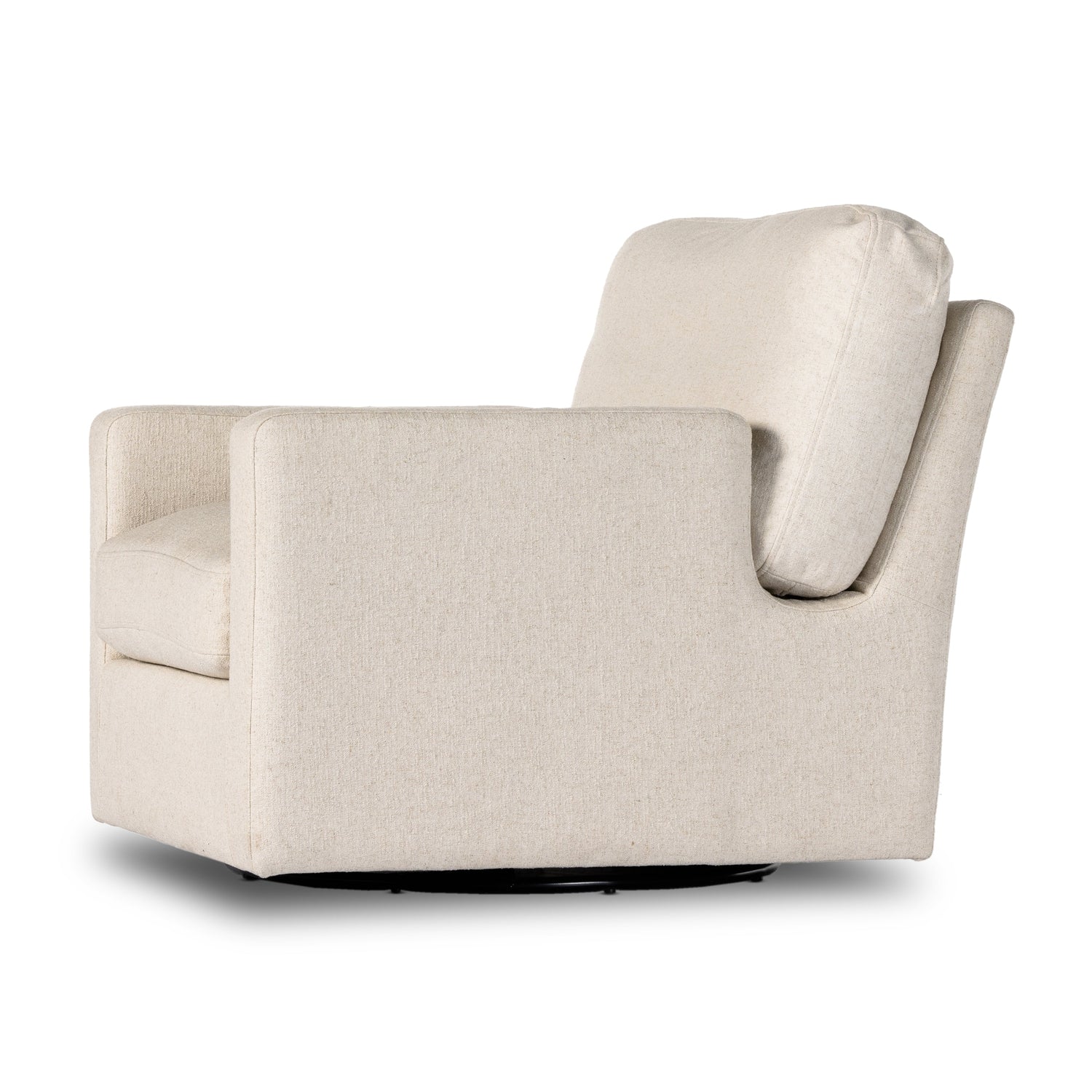 Andrus Swivel Chair-Antwerp Natural-Four Hands-FH-231722-001-Lounge Chairs-3-France and Son