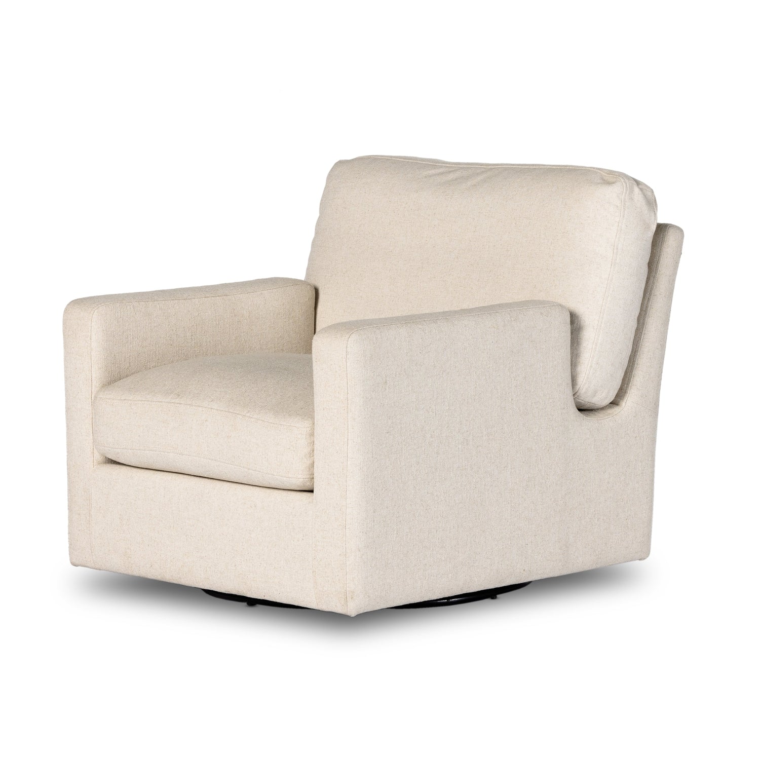Andrus Swivel Chair-Antwerp Natural-Four Hands-FH-231722-001-Lounge Chairs-1-France and Son
