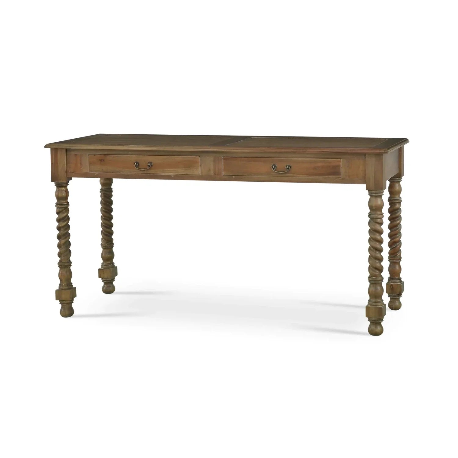 Console Desk-Bramble-BRAM-23583STW-Console TablesStraw Wash-1-France and Son