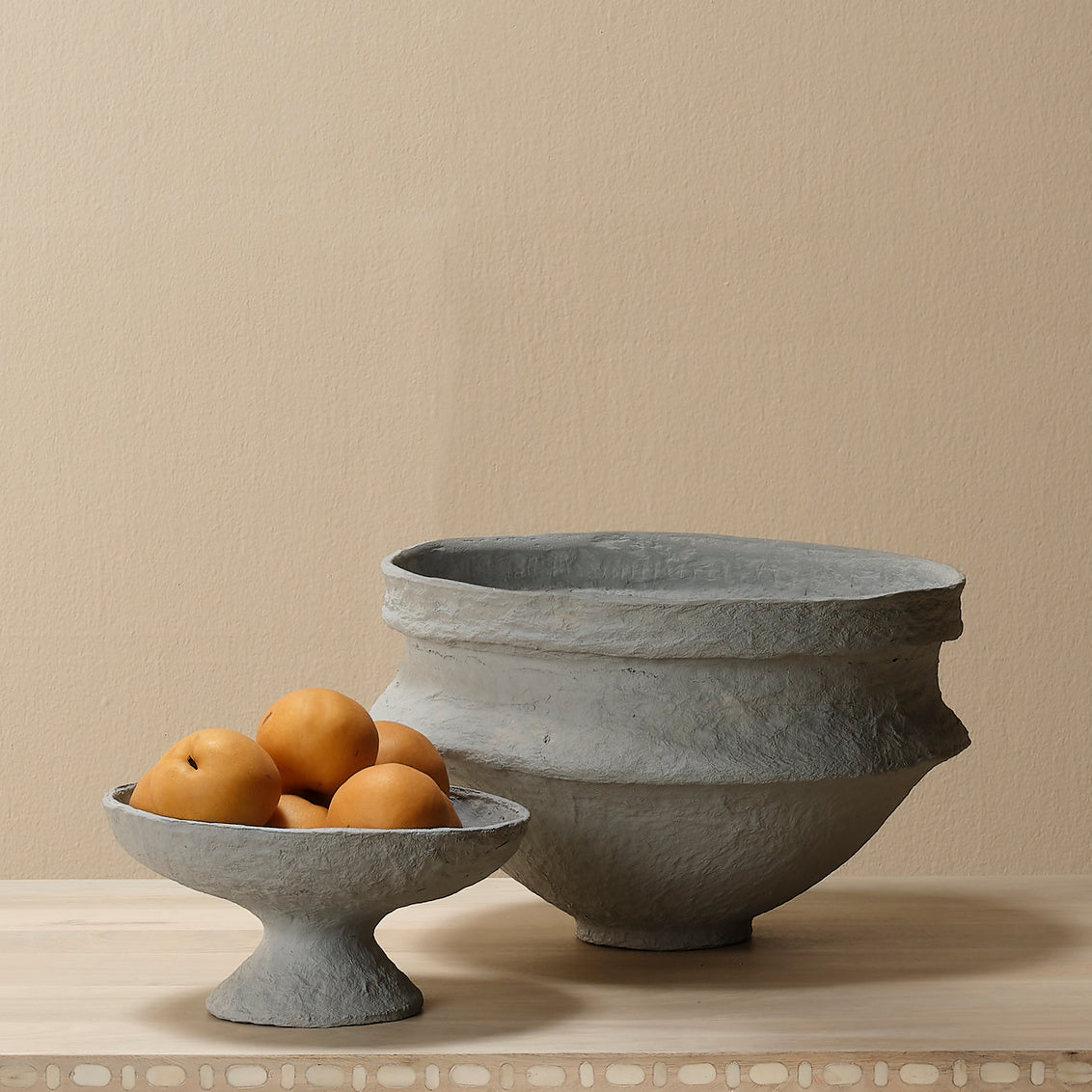 Garden Pedestal Bowl-Jamie Young-JAMIEYO-7GARD-PEGR-Decorative ObjectsGreen-2-France and Son