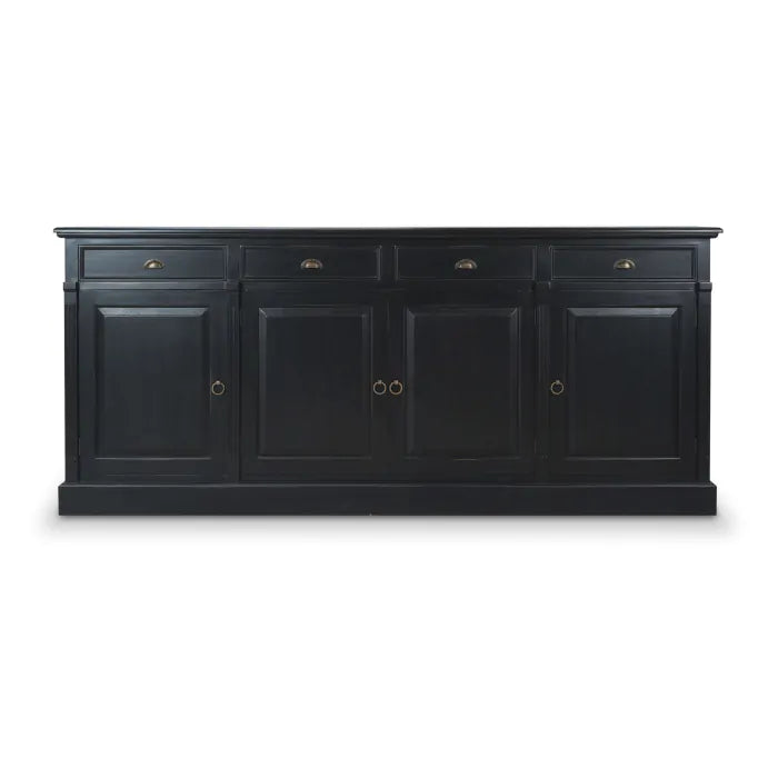 Hudson 4 Door Sideboard-Bramble-BRAM-25449BBA-Sideboards & Credenzas-1-France and Son