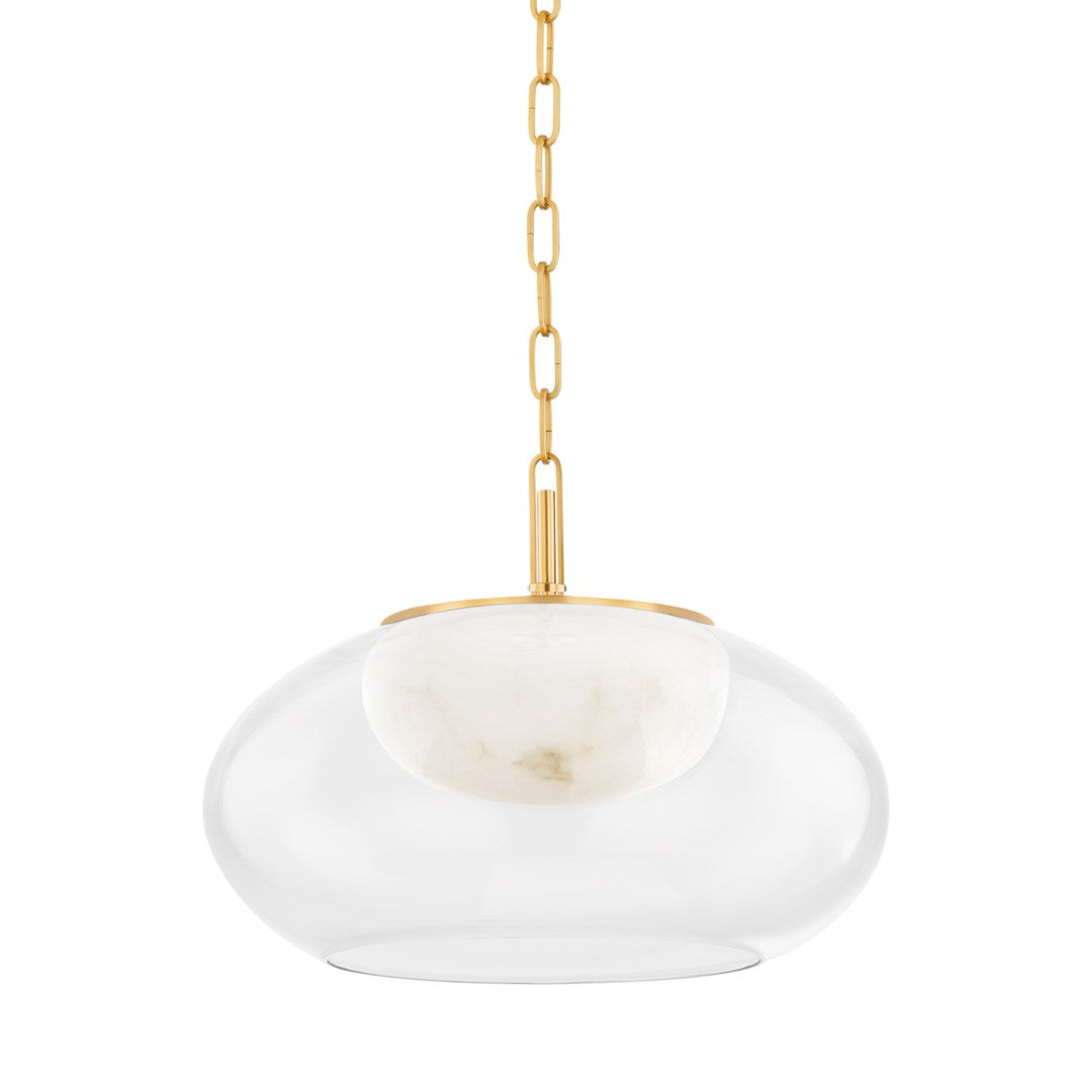 MOORE Pendant-Hudson Valley-HVL-9017-AGB-Pendants-1-France and Son