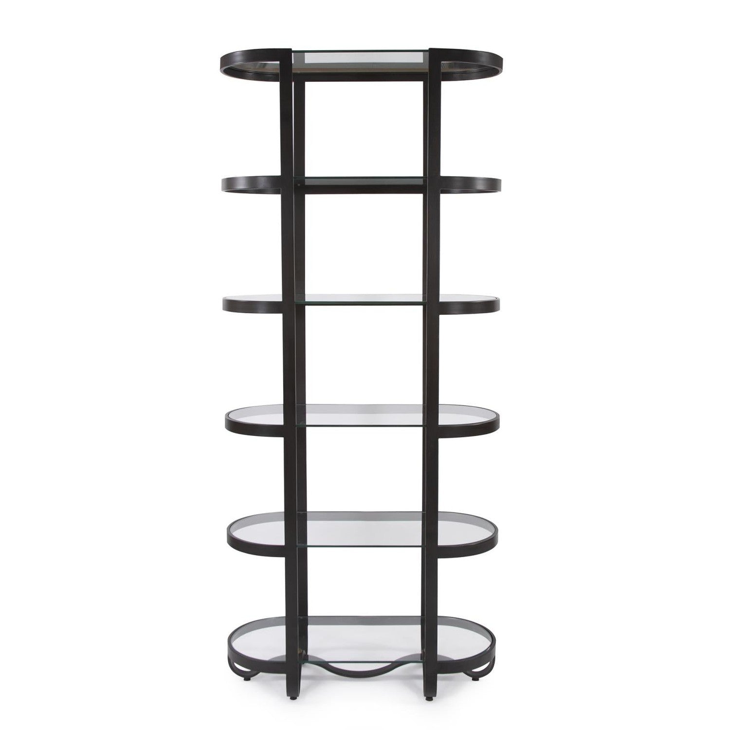 Brooklyn Iron Etagere-The Howard Elliott Collection-HOWARD-27020-Bookcases & Cabinets-1-France and Son