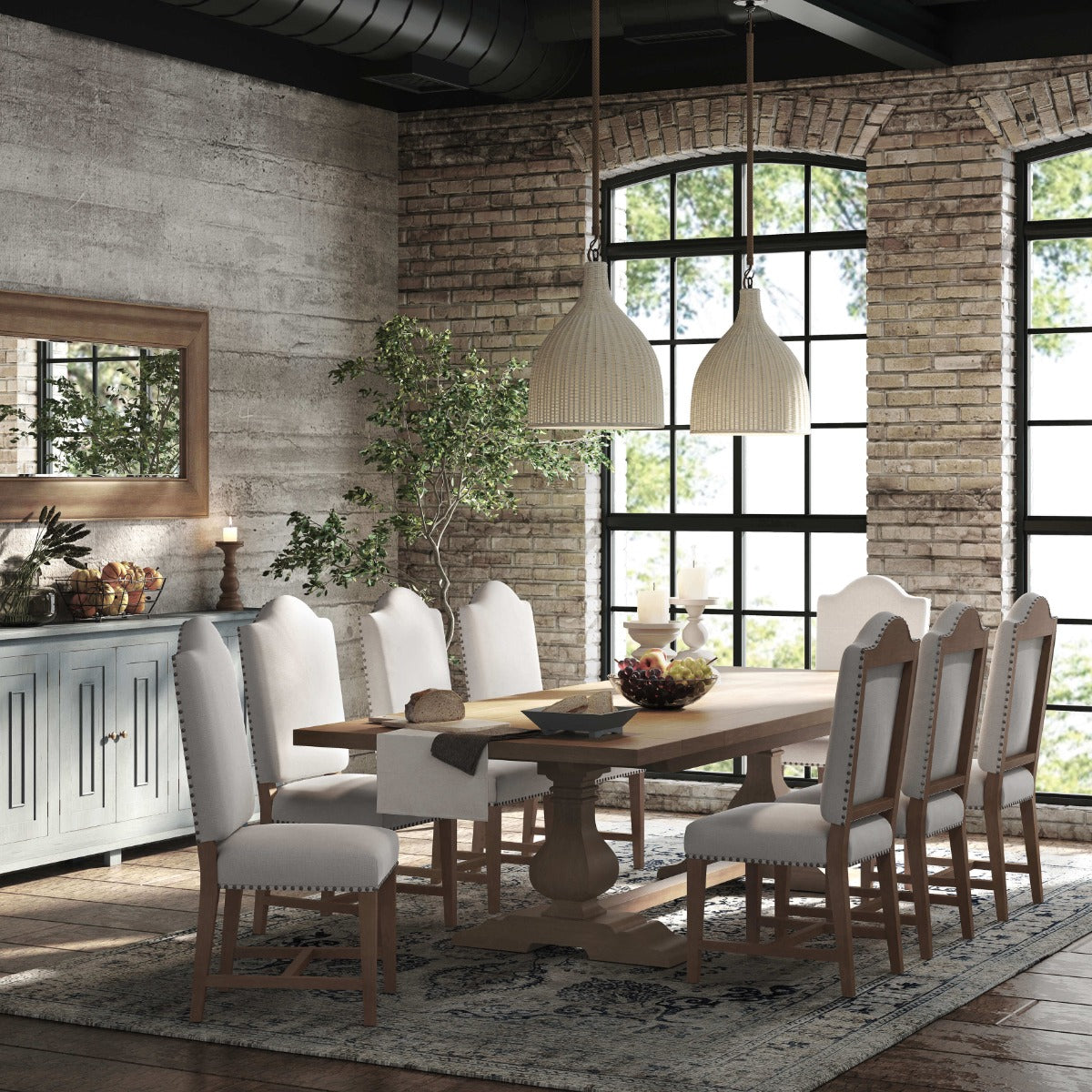 Osborne Narrow Sideboard-Bramble-BRAM-27856OCB-Sideboards & Credenzas-3-France and Son