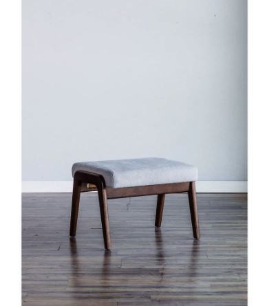 Zephyr Slate Footrest-Alpine Furniture-ALPINE-RT641-Stools & Ottomans-2-France and Son