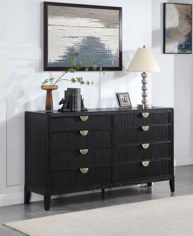 Brookmead 8-Drawer Bedroom Dresser Black-Coaster Fine Furniture-CL-224713-Dressers-2-France and Son