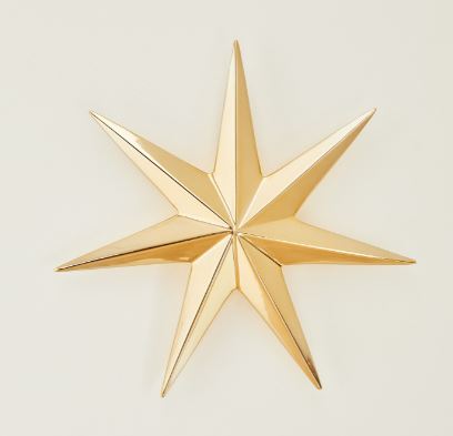 Stellar Wall Star-Global Views-GVSA-3.31861-Wall DecorLarge-Gold-6-France and Son