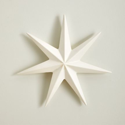 Stellar Wall Star-Matte White-Global Views-GVSA-3.31857-Wall DecorLarge-2-France and Son