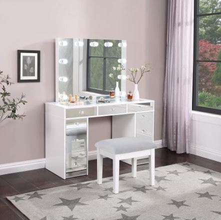 Regina 3-Piece Makeup Vanity Table Set-Coaster Fine Furniture-CL-930245-Mirrors-2-France and Son