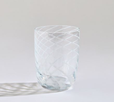 Swirl DOF Glass-Global Views-GVSA-3.31882-Decorative ObjectsMilk-4-France and Son