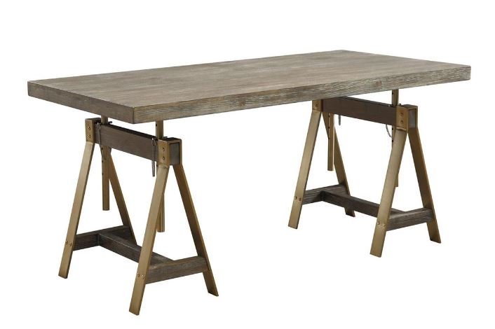 Biscayne Adjustable Dining Table / Desk-Coast2Coast Home-C2CA-13637-Dining Tables-3-France and Son