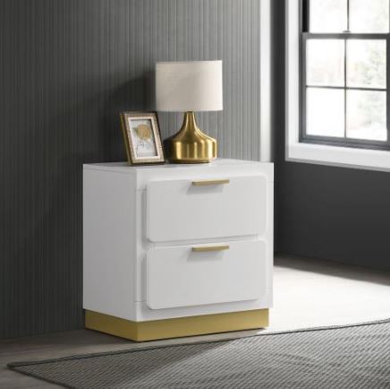 Caraway 2-Drawer Nightstand-Coaster Fine Furniture-CL-224782-NightstandsBlack-8-France and Son