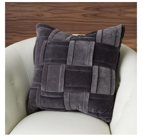 Woven Pillow-Global Views-GVSA-7.91629-PillowsGrey-3-France and Son